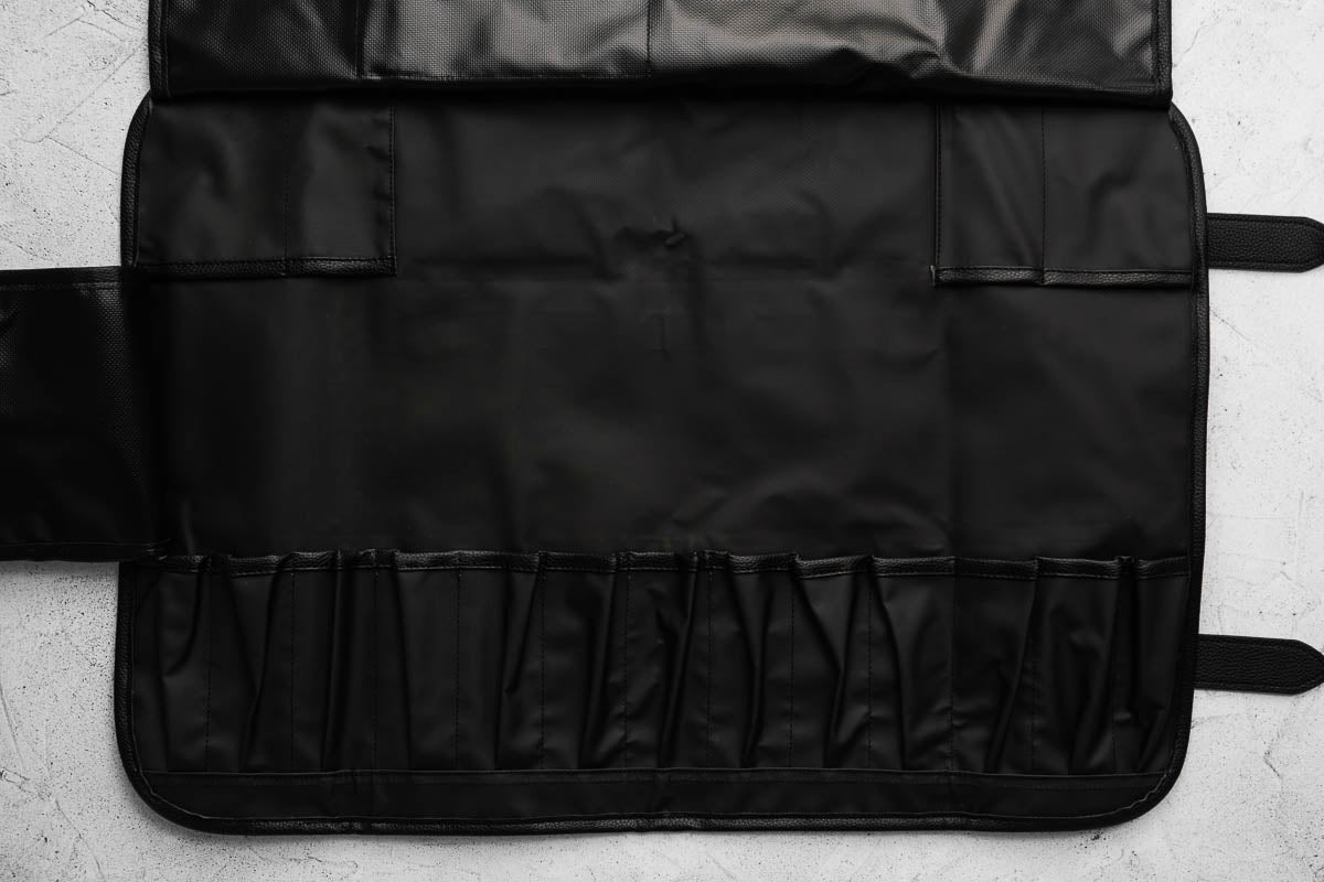 Porter 17 Pocket PVC Leather Trim Knife Bag