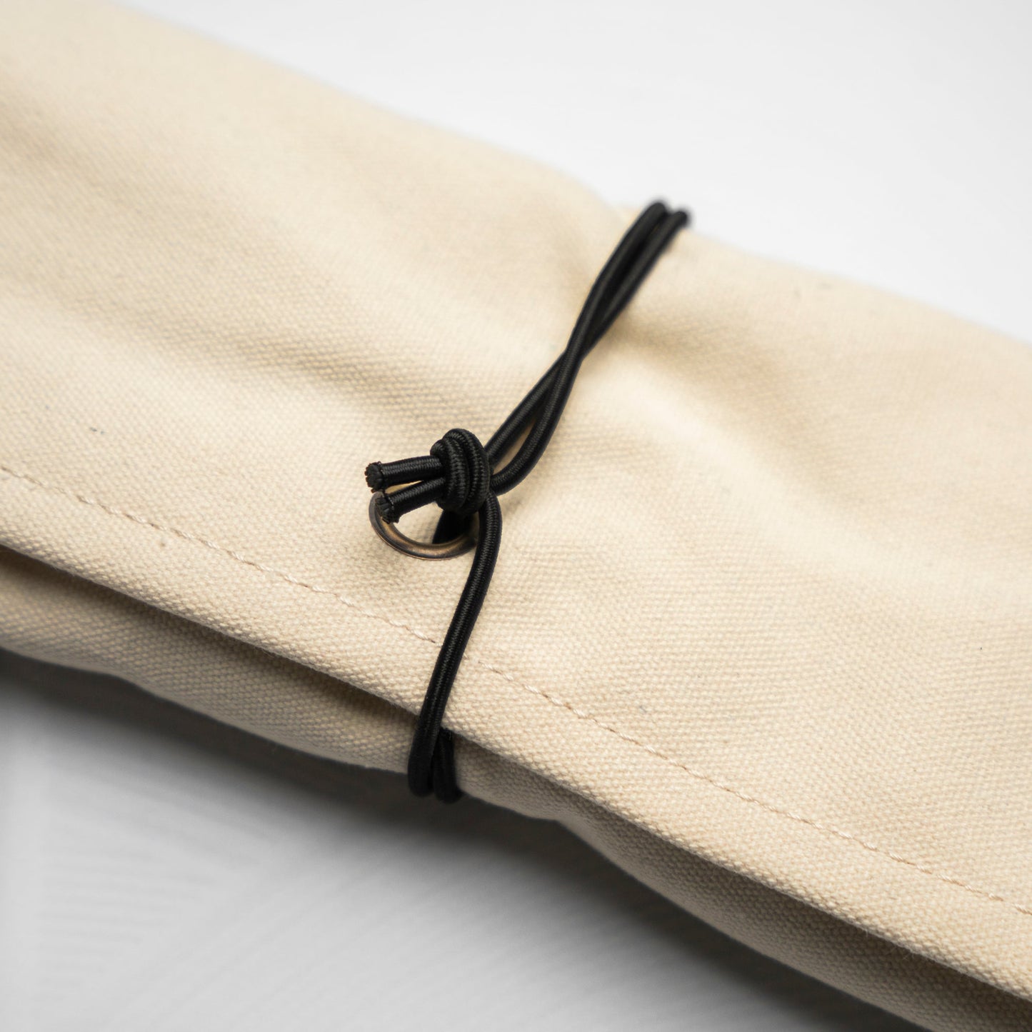 Habitat Canvas Knife Roll - 6 Slot - White