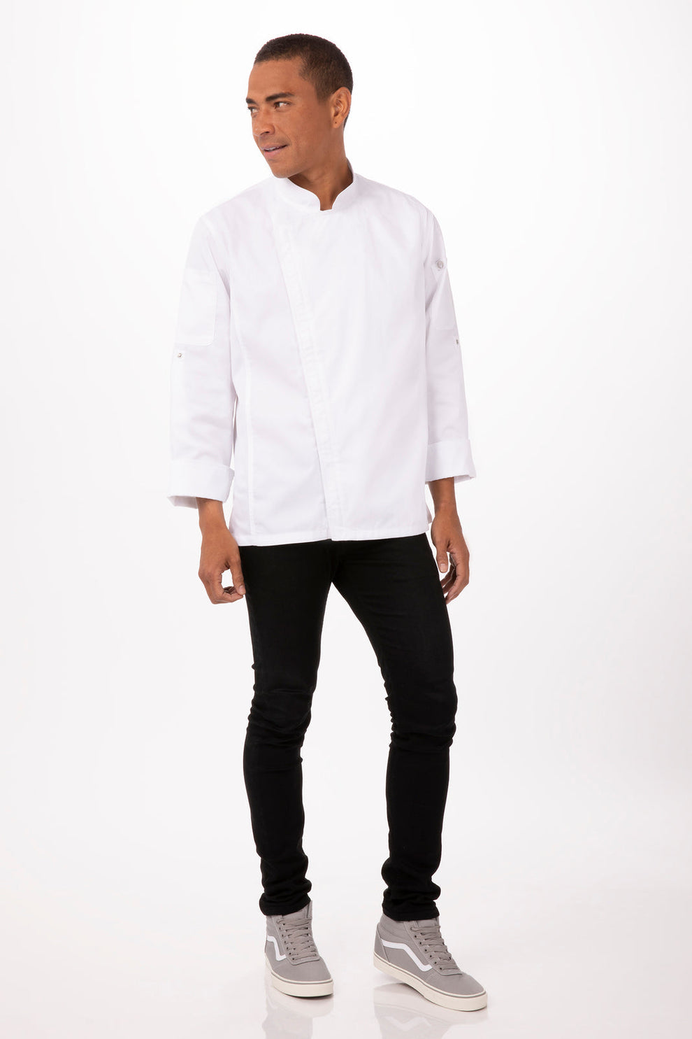 Unisex Hartford Chef Jacket - White