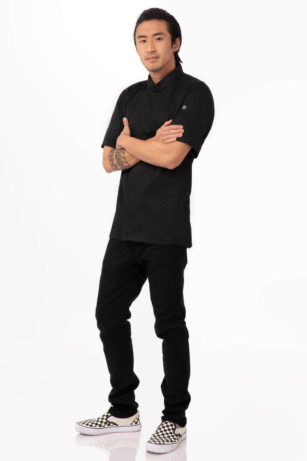 Men's Springfield Chef Jacket - Black