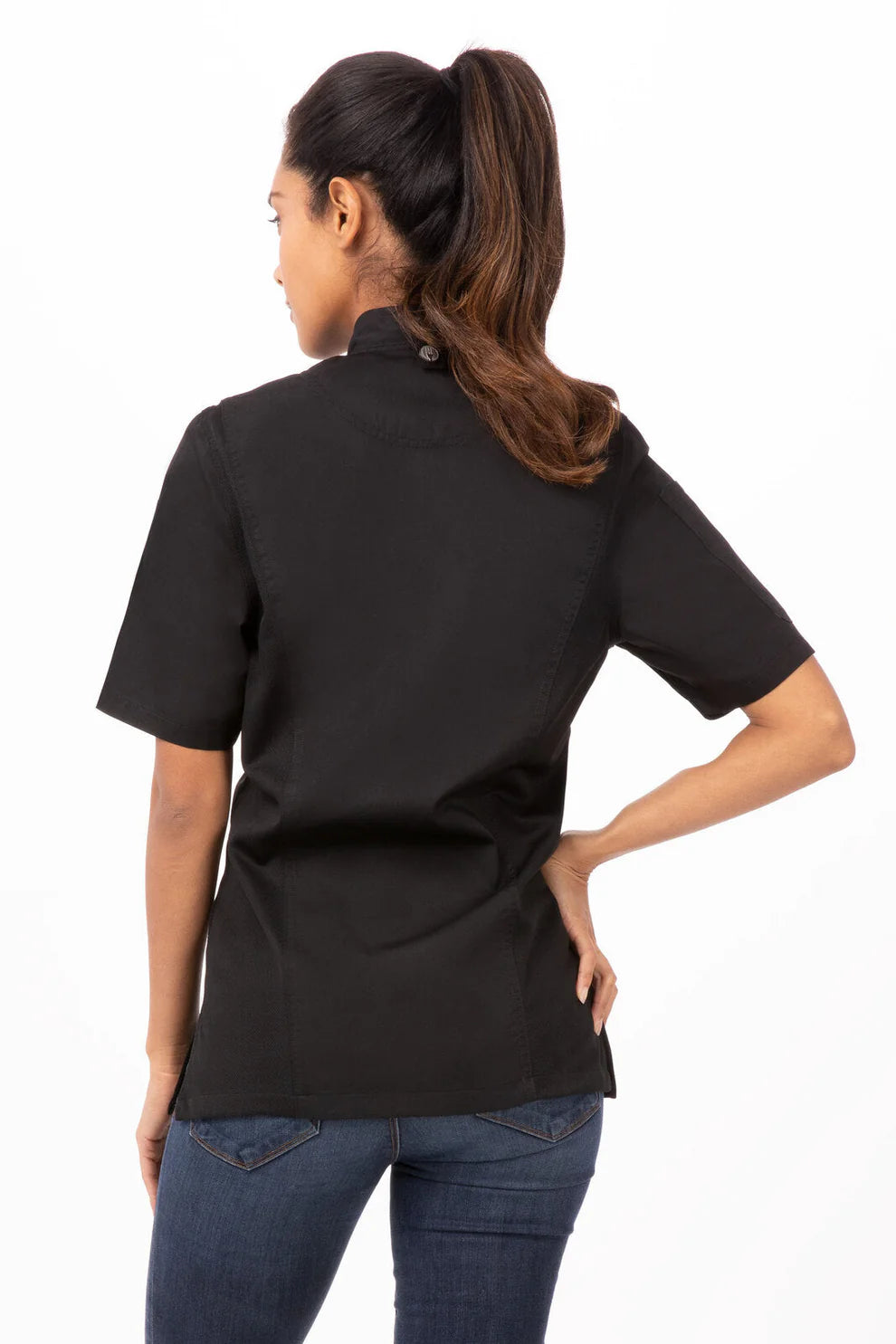 Women's Springfield Chef Jacket - Black