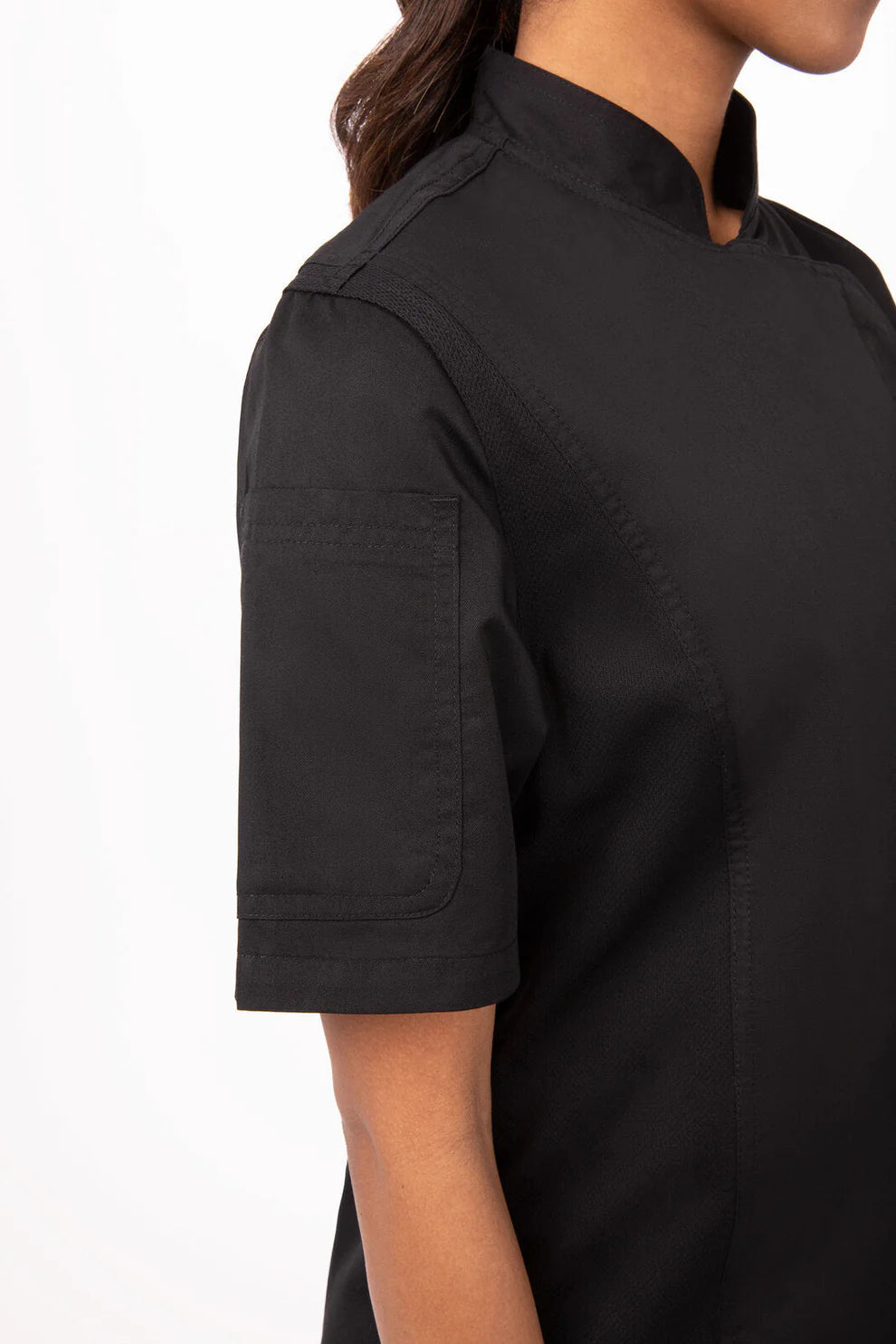 Women's Springfield Chef Jacket - Black