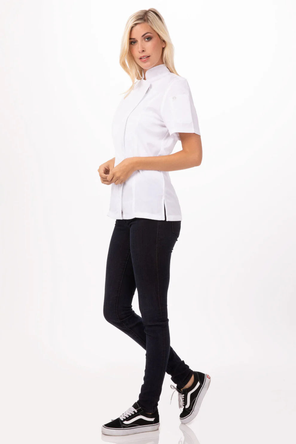 Women's Springfield Chef Jacket - White