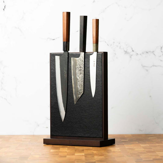 Habitat Double Sided Benchtop Holder - Dark Oak