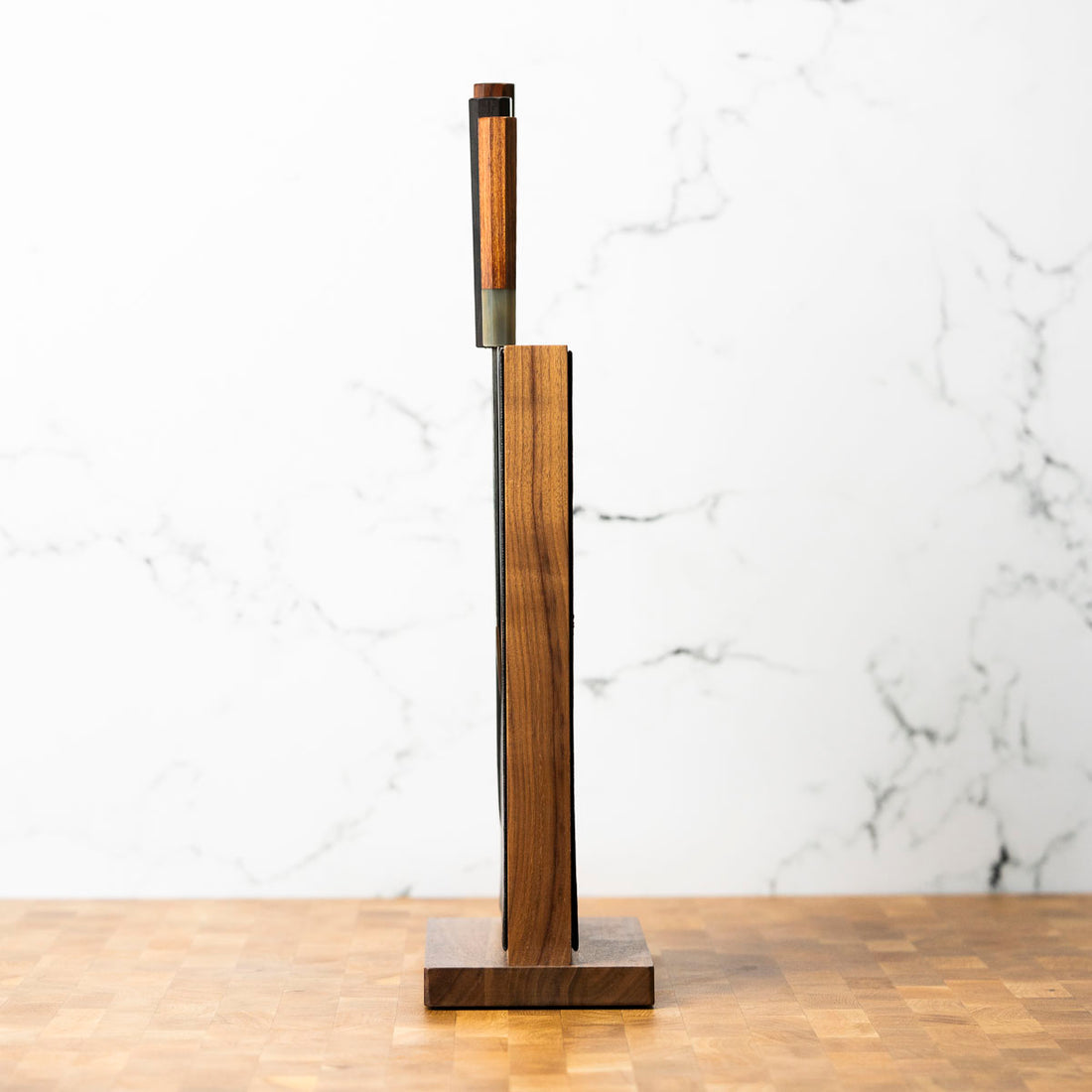 Habitat Double Sided Benchtop Holder - Walnut