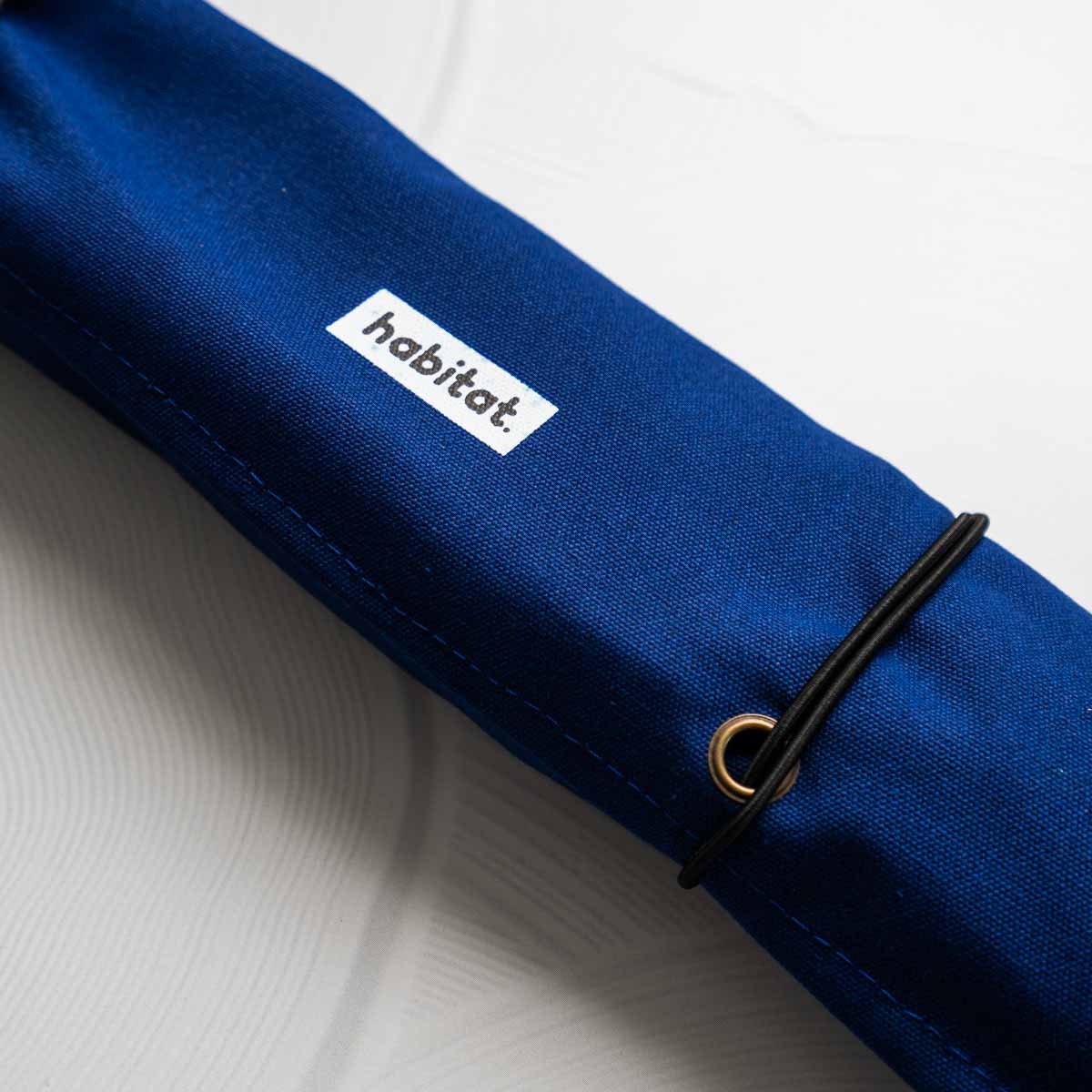 Habitat Canvas Knife Roll - 6 Slot - Blue