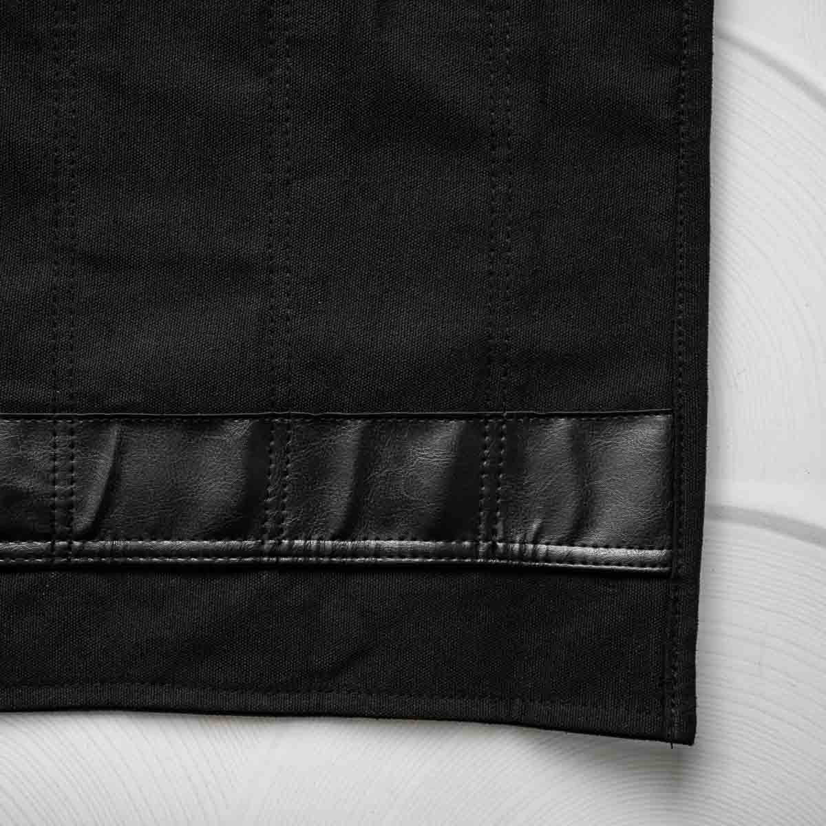 Habitat Canvas Knife Roll - 6 Slot - Black