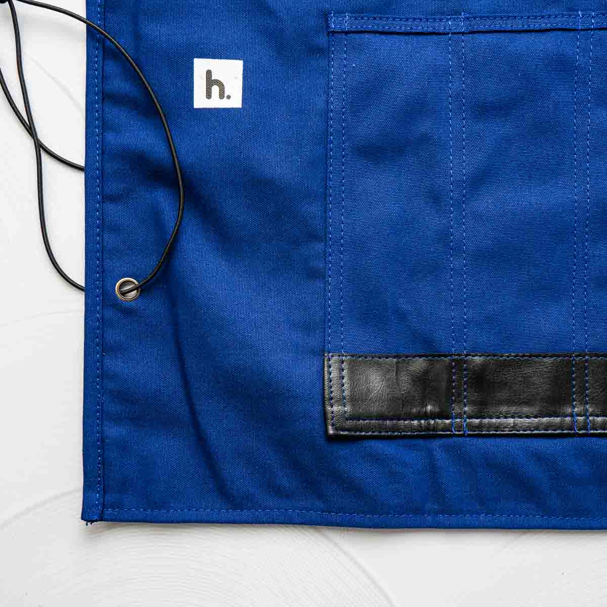 Habitat Canvas Knife Roll - 6 Slot - Blue