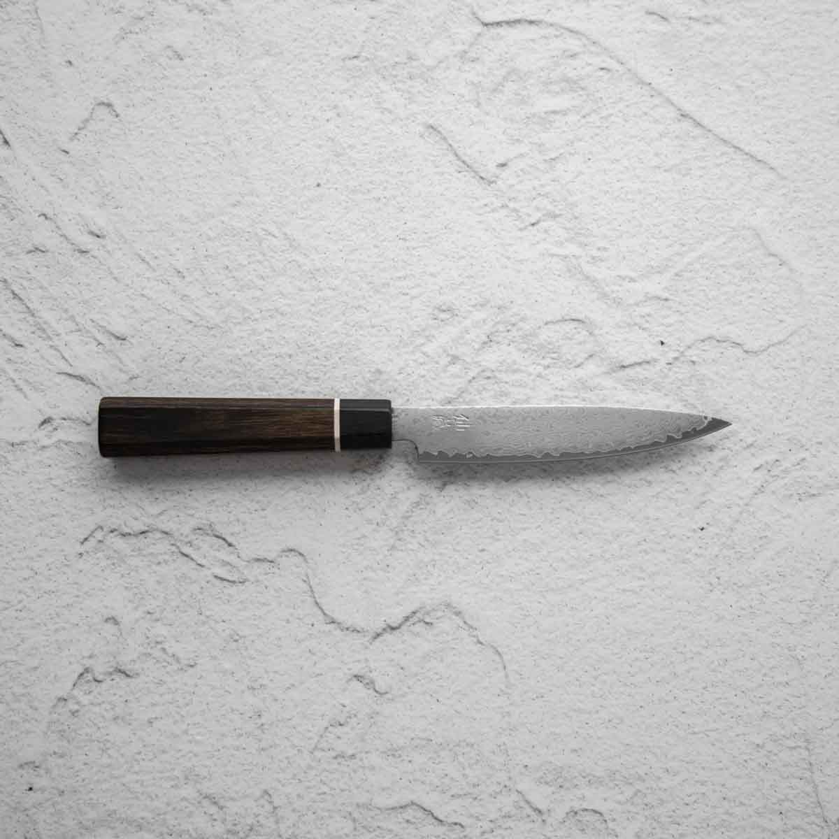 Senzo Black VG10 Damascus Petty 120mm