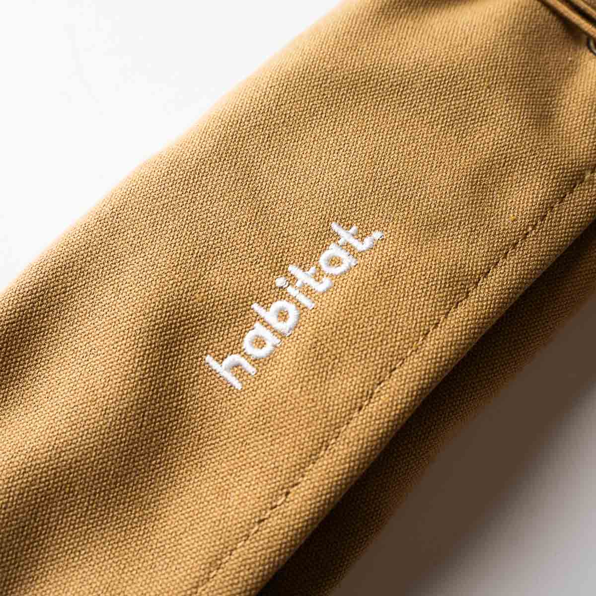 Habitat Canvas Knife Roll - 6 Slot - Tan