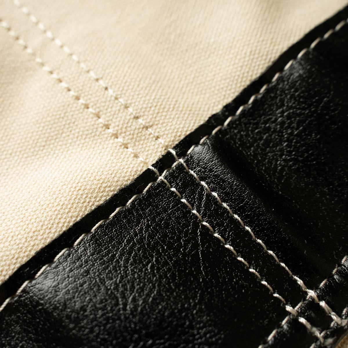 Habitat Canvas Knife Roll - 6 Slot - White