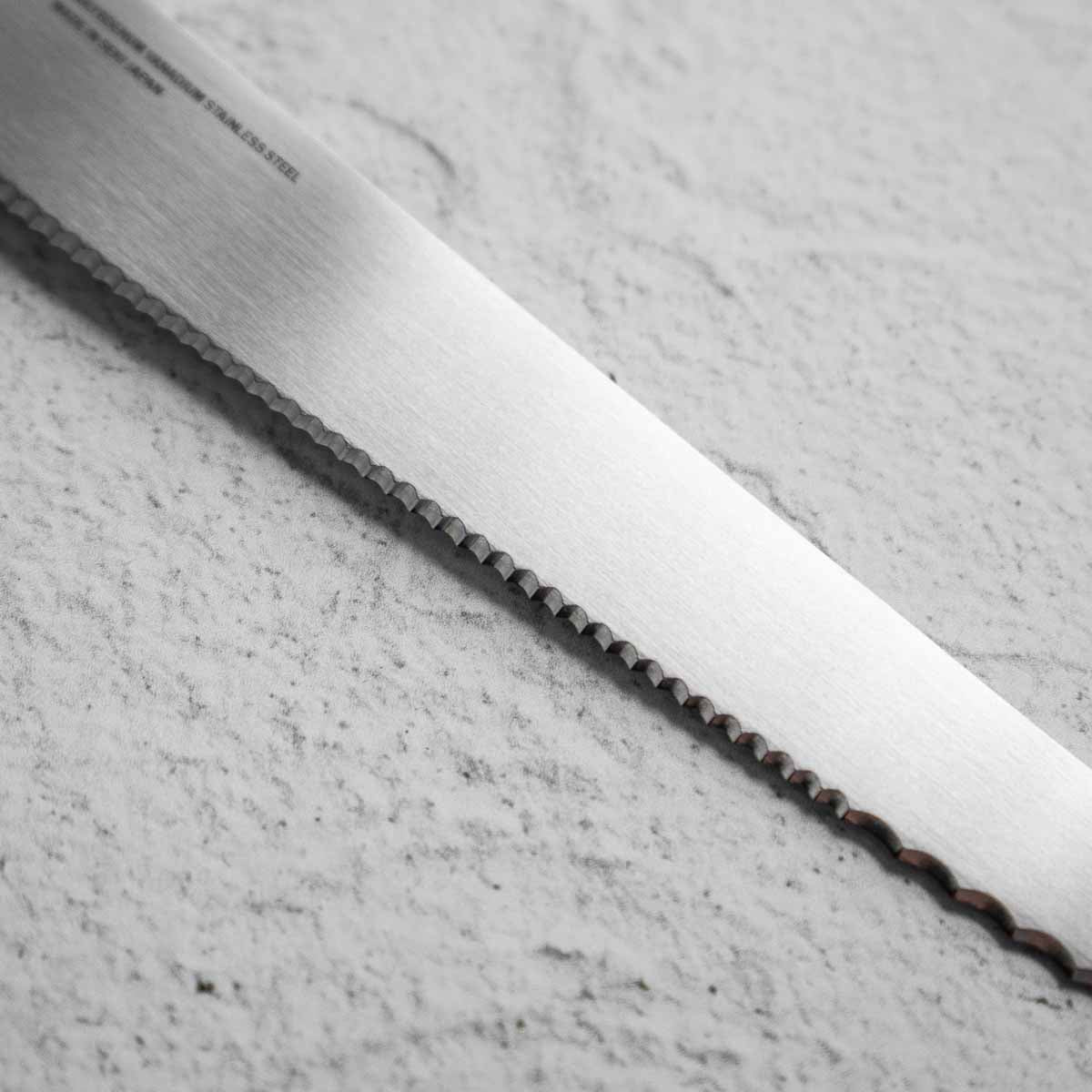 Suncraft "Seseragi" Bread Knife 21cm - Right Handed