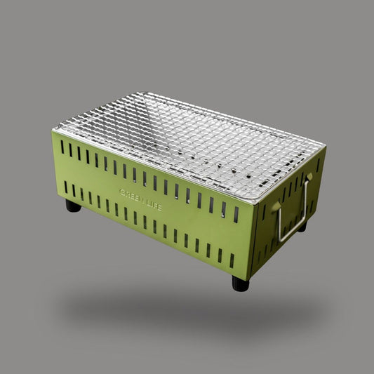 Green Life Tabletop BBQ Grill - Olive Green