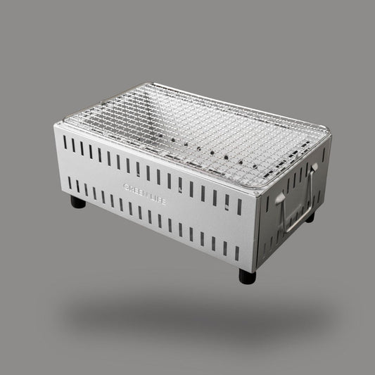 Green Life Tabletop BBQ Grill - Silver