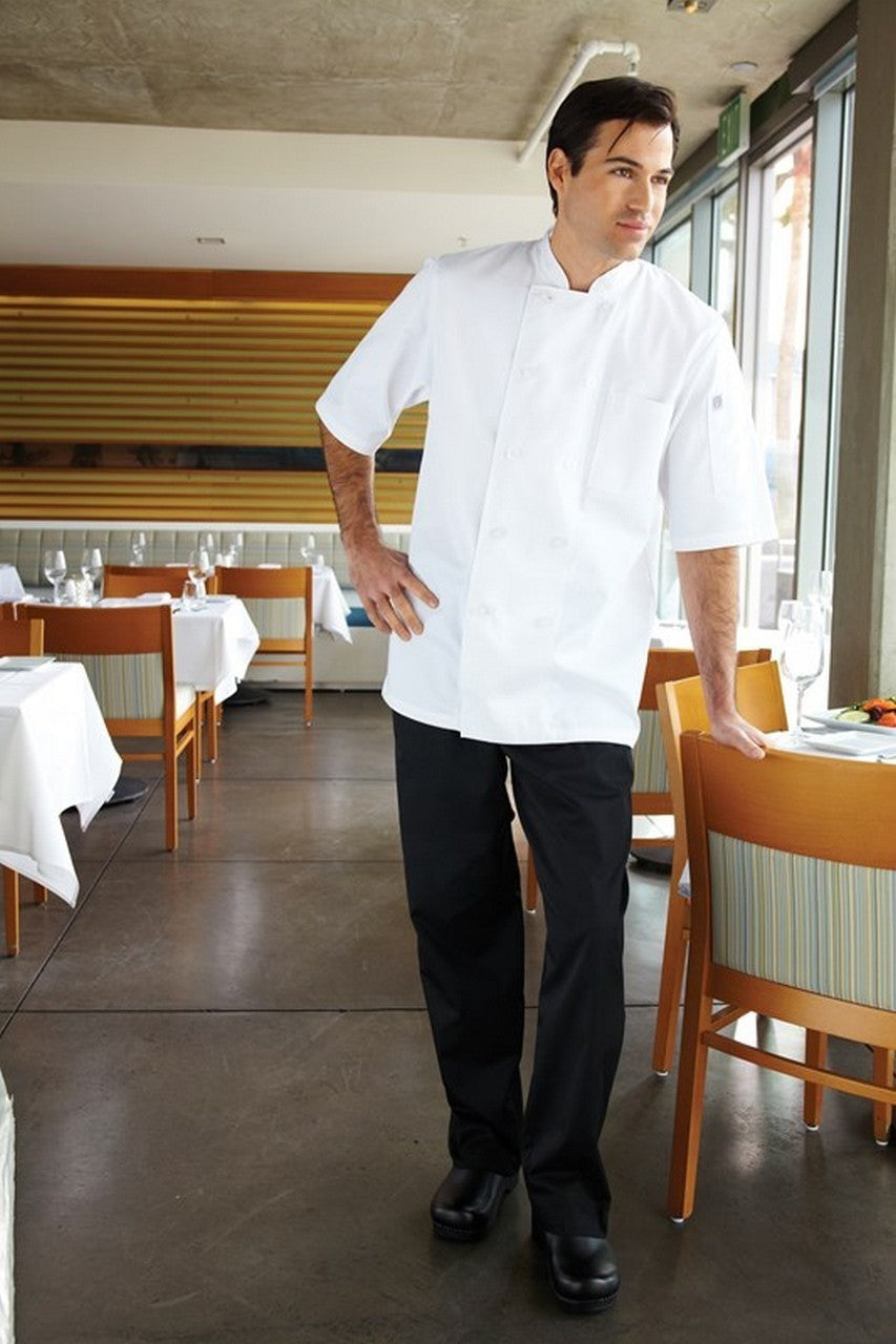 Unisex Essential Baggy Chef Pants - Black