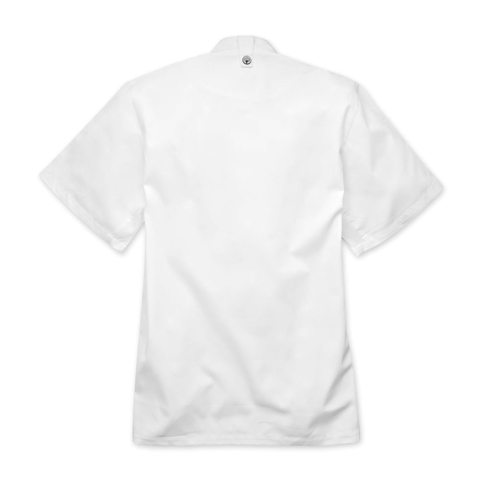 Cannes Press Stud Chef Jacket - White